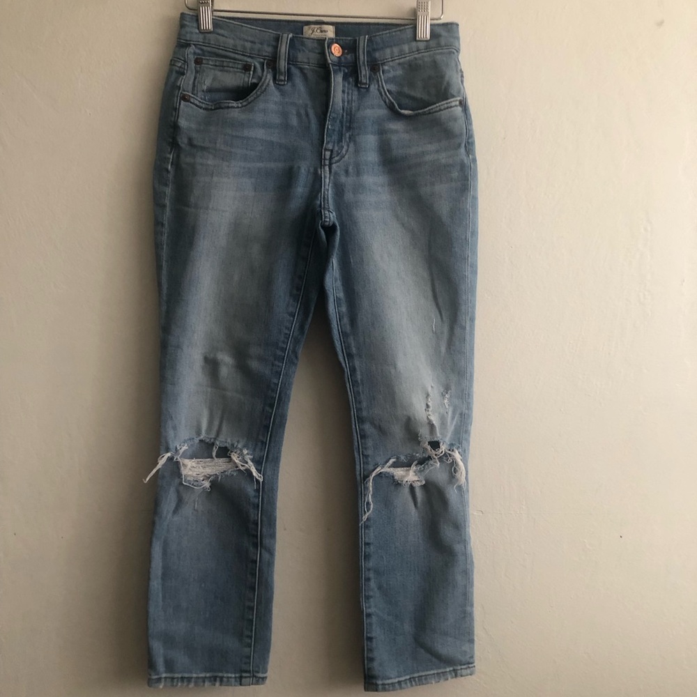 J.Crew trace Mark slim Broken in Boyfriend pants